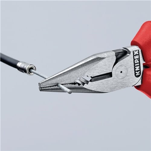KNIPEX Spitzkombizange L.145mm pol.Comfort-Griff schwarz atram.KNIPEX