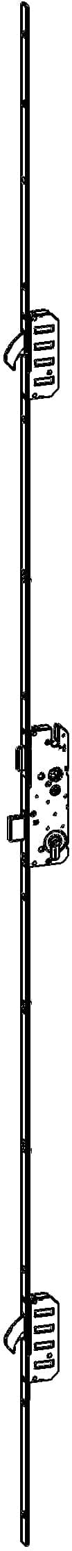 WINKHAUS Mehrfachverriegelung STV F1662 M2, 10/92, Falle Standard, Stahl