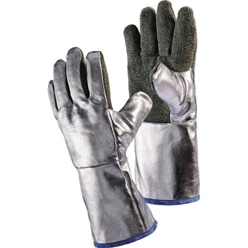 JUTEC Hitzeschutzhandschuhe Gr.10 grün/silber EN 388,EN 407 PSA III JUTEC