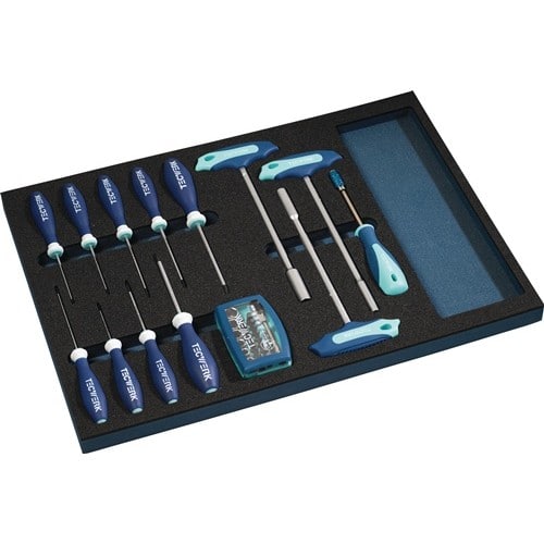 TECWERK Werkzeugmodul 37-tlg.3/3-Modul Werkzeugsatz TECWERK