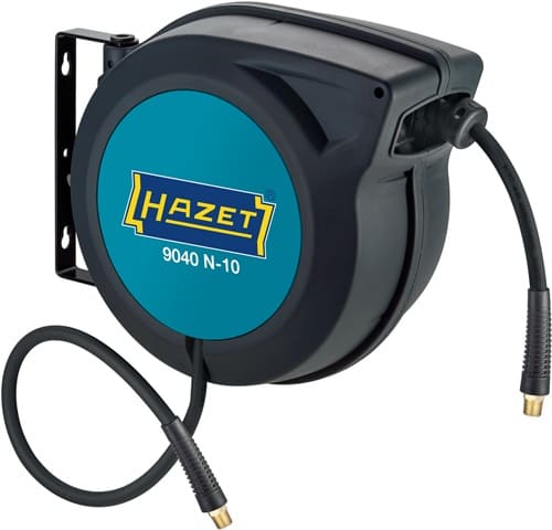 HAZET Druckluftschlauchtrommel 9040N-10 f.Druckluft u.Wasser L.900mm Geh.Ku.