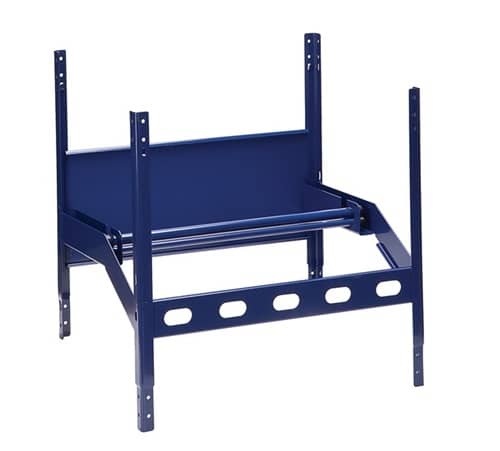 Nordwest Abrollgerät LOGS 110 H520xB540xT390mm blau RAL 5022 m.2 Achsen LOGS