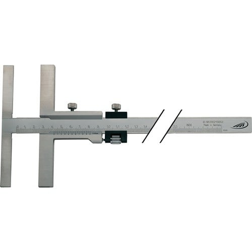 HELIOS PREISSER Anreißmessschieber 160mm m. FE Anschlag-L. 135mm H.PREISSER