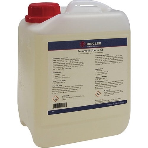 RIEGLER Pneumatikspezialöl 2,5l Kanister RIEGLER