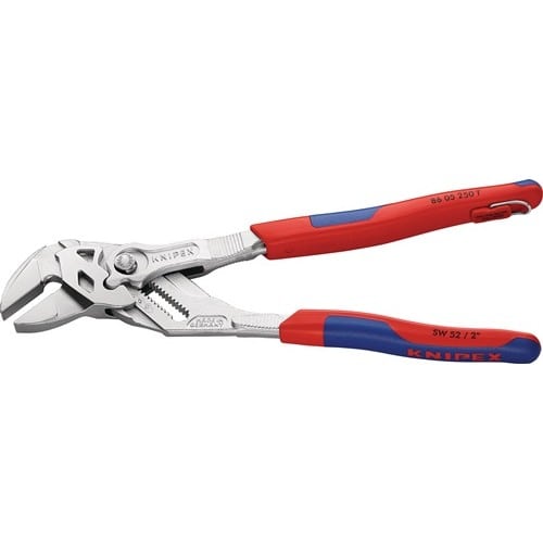 KNIPEX Zangenschlüssel L.250mm Spann-W.52mm verchr.Mehrkomp.-Hülle m.Öse KNIPEX