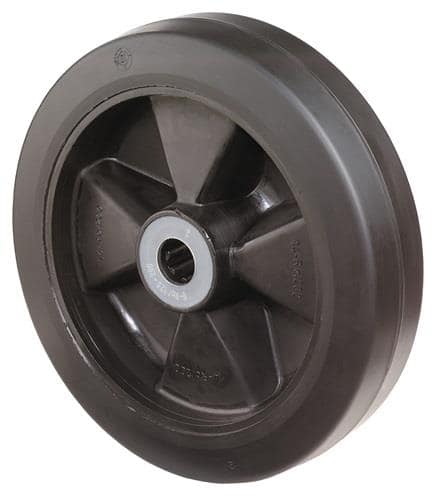 BS ROLLEN Ersatzrad D.160mm Trgf.350kg Elastikgummi schwarz
