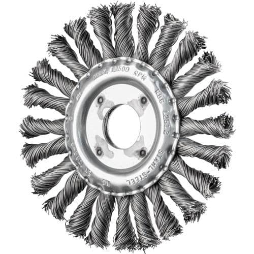 PFERD TOOLS Rundbürste RBG 12512/22,2 CT ST 0,50 D.125mm Drahtstärke 0,5mm STA 12mm