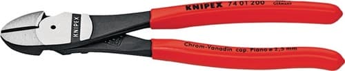 Kraftseitenschneider poliert Form 0 Kunststoffüberzug KNIPEX