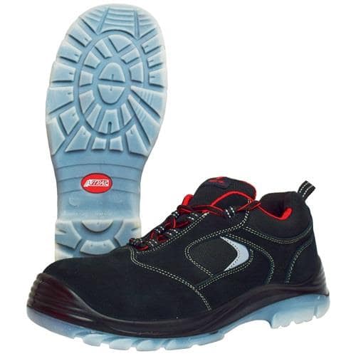 NITRAS Sicherheitsschuh EASY STEP Gr.41 W.11 schwarz S1P SRC EN20345 Leder NITRAS