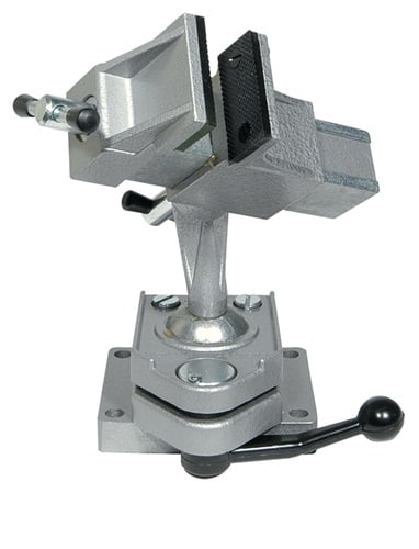 UNISPANN Feinmechanikerschraubstock Backen-B.80mm Spann-W.110mm Platte