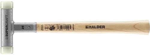 HALDER Schonhammer SUPERCRAFT L.305mm Kopf-D.25mm Hickory rückschlagfrei