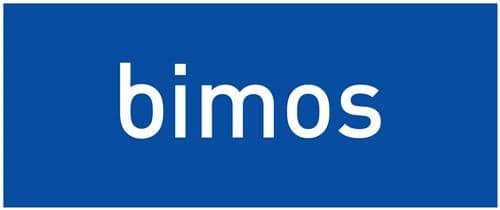 BIMOS Arbeitsdrehstuhl Nexxit Bodengleiter+Fußring Grifffarbe grau Kunstlederpolster