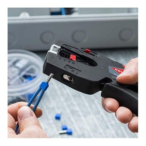 Automatikabisolierzange L.190mm 0,03-10mm² (AWG 32-8) KNIPEX