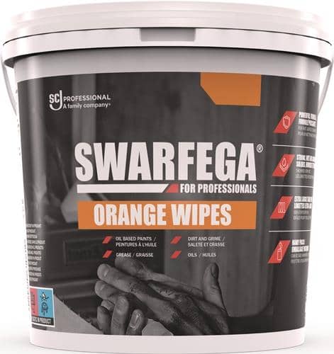 SWARFEGA Handreinigungstuch Swarfega® ORANGE Wipes o.Eins.v.Wasser 150 St SWARFEGA