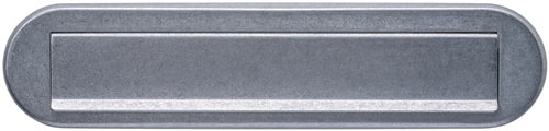 INTERSTEEL Briefeinwurf VA Edelstahl vibriert ov.77mm 340mm INTERSTEEL