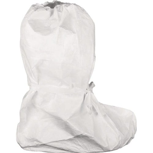 COVERFLASH Überziehschuh CoverFlash® CF-SH Gr.kniehoch weiß PE a.Flash-Spun-Technologie