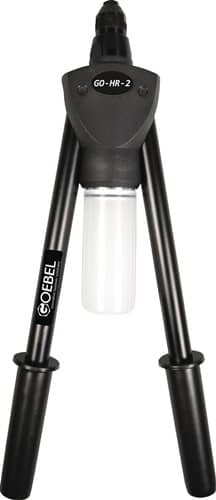 GOEBEL Hebelblindnietsetzgerät GO-HR-2 L.410mm Arbeitsber.2,4-6,4mm GOEBEL