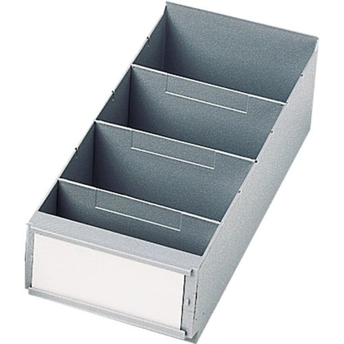 LA-KA-PE Trennw.f.Regalkasten B.160mm PS grau 25St./Btl.LA-KA-PE
