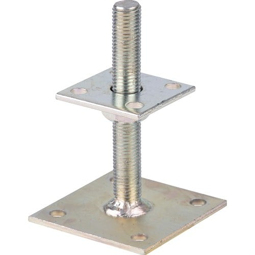 GAH I-Pfostenträger 70x70x100x100x150mm galv.verz.d.pass.STA roh GAH