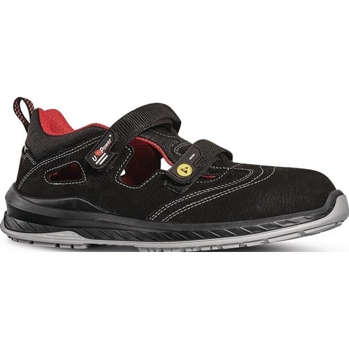 U.POWER Sicherheitsschuh Scandy Gr.42 W.11 schwarz S1PS FO SR ESD EN ISO 20345:2022