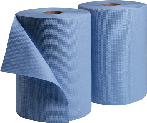 TECWERK Putztuch WK 30 L.ca.360 mmxB.ca.380mm blau 3-lagig,volumengeprägt TECWERK
