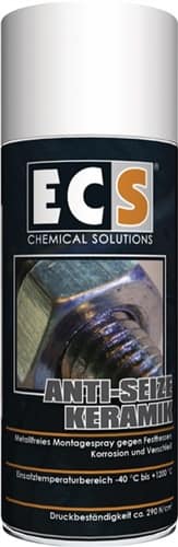 ECS CHEMICAL SOLUTIONS Anti-Seize Keramikpastenspray weiß 400ml Spraydose ECS CHEMICAL SOLUTIONS