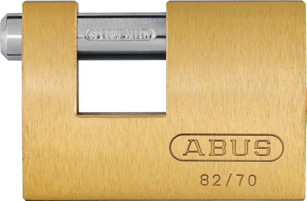 ABUS Zylindervorhangschloss Monoblock 82, Messing