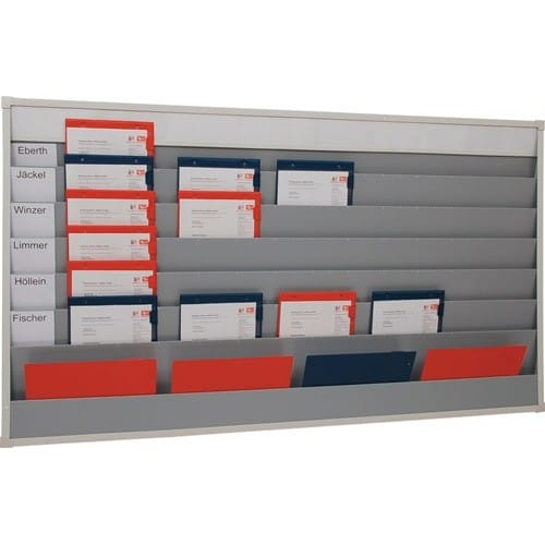 EICHNER Planungstafel H900xB1580xT78mm 6 Schienen