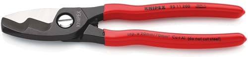 KNIPEX Kabelschere L.200mm Ku.-Überzug KNIPEX