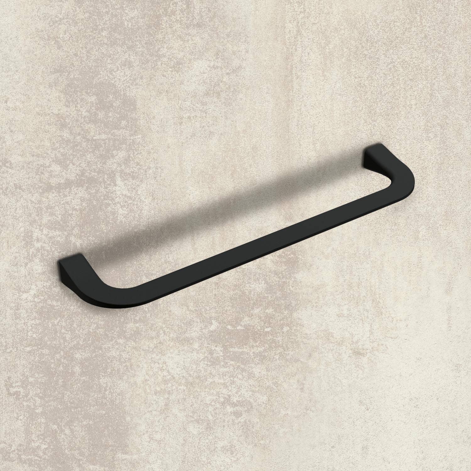 HETTICH Griff Lungro, Bohrabstand 160 mm, L 171 mm, B 11 mm, H 37 mm, Schwarz matt, 9348293