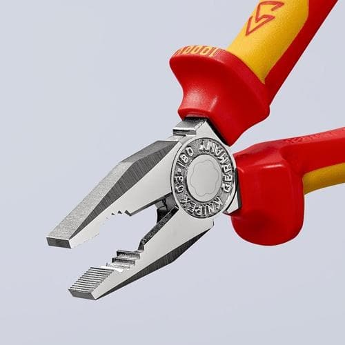 KNIPEX Kombizange L.180mm Mehrkomp.-Hüllen verchr.VDE KNIPEX