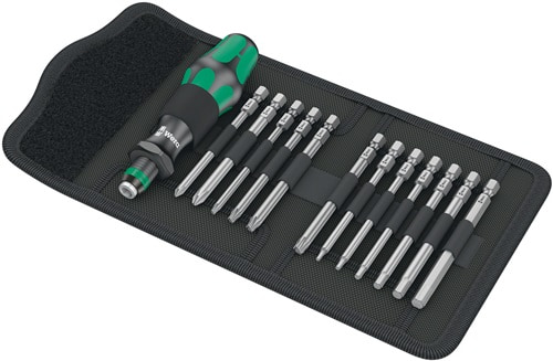 WERA Schraubendrehersatz Bicycle Set 2 13-tlg.m.Wechselkl.WERA
