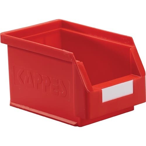 RASTERPLAN Sichtlagerkasten L230xB140xH130mm PE rot RASTERPLAN