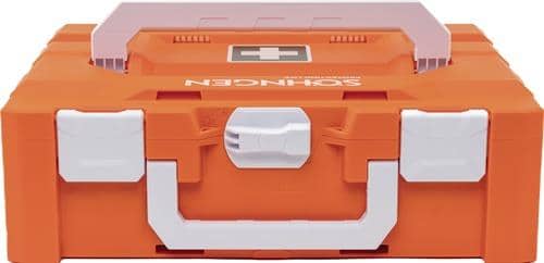 SÖHNGEN Erste Hilfe Koffer metaBOX 145M B226xH346xT145ca.mm orange SÖHNGEN