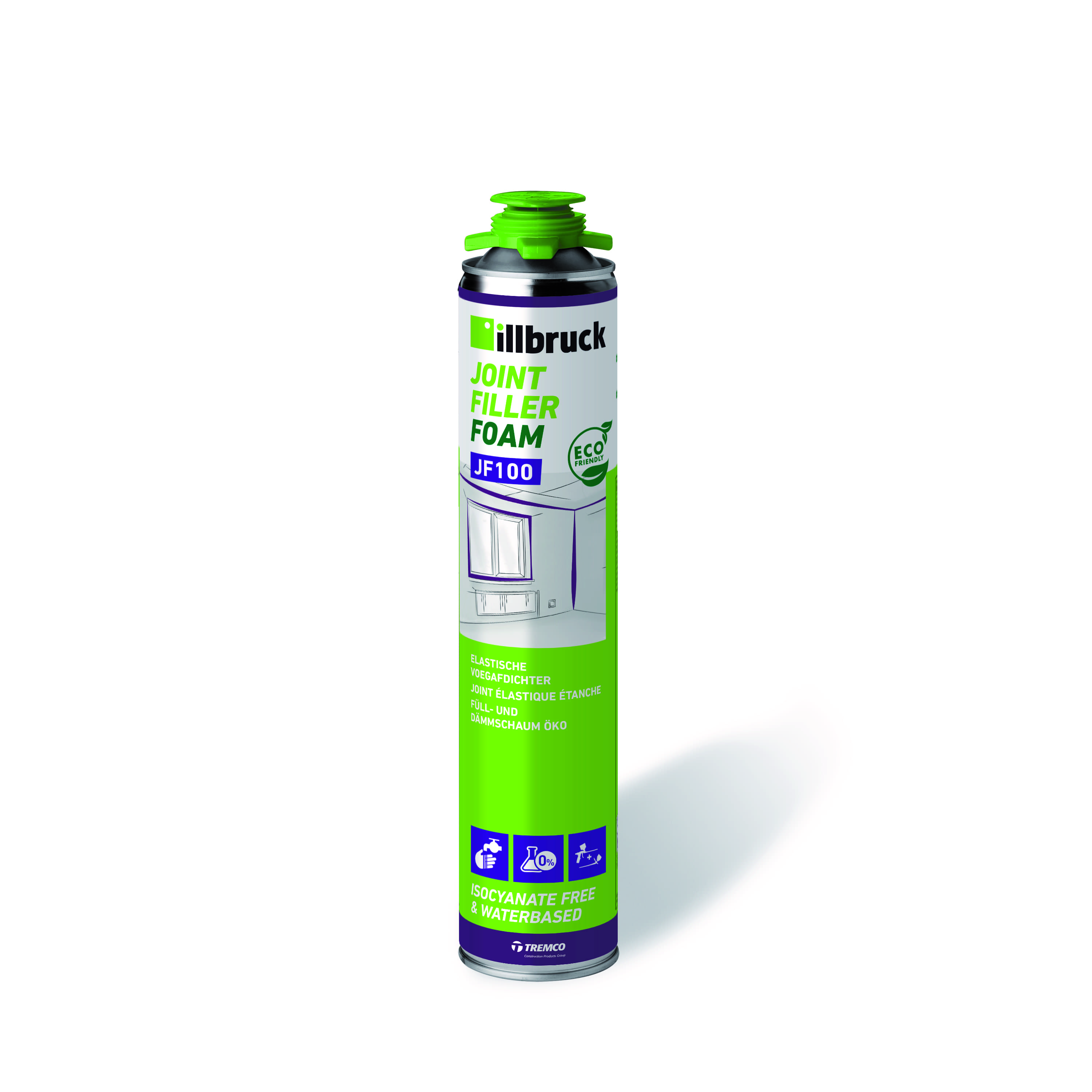 illbruck JF100 Füll- und Dämmschaum Öko 700ML NL-FR-DE-EN 12CN/48CS