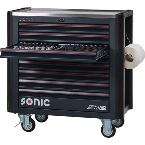 SONIC Wkz.wagen Sonic NEXT S12 B1004xT518xH1029mm 900kg 8 Schubl.485-tlg.Stahlbl.SONIC