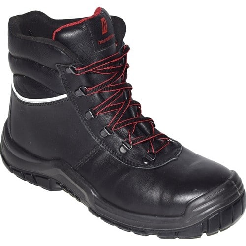 NITRAS Sicherheitsstiefel POWER STEP MID+ Gr.43 schwarz S3 HRO SRC EN20345 Volleder