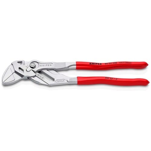 KNIPEX Zangenschlüssel L.250mm Spann-W.52mm verchr.Ku.-Überzug KNIPEX