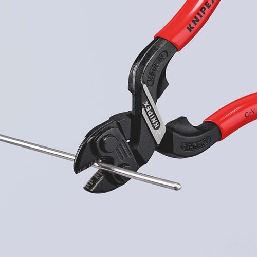 KNIPEX Kompaktbolzenschneider CoBolt® L.160mm Ku.-Überzug ger.3,3mm m.Aussparung