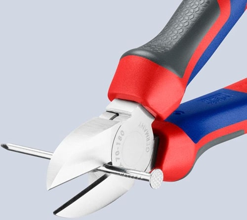 KNIPEX Seitenschneider L.180mm Kopf verchr.Comfort-Griff KNIPEX