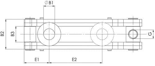 AMF Spanneisen Nr.6311 f.T-Nut 20+22+24+28mm L.200mm AMF