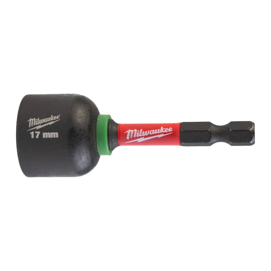 MILWAUKEE 17 x 65 mm, M10 magnetisch SHOCKWAVE Steckschlüssel 1/4"