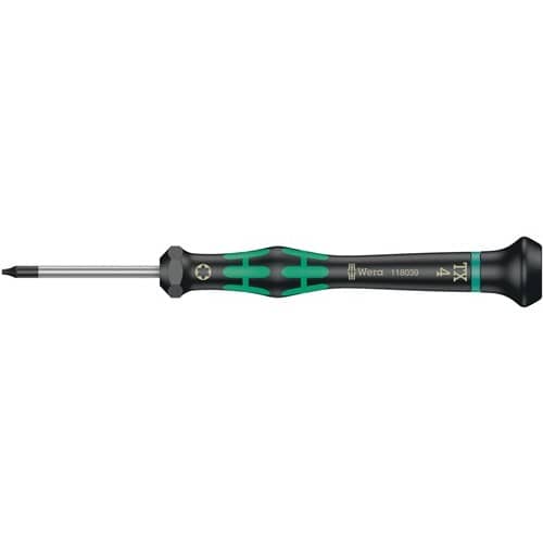 WERA Elektronik-Feinmechanik-Schraubendreher 2067 T 4 Klingen-L.40mm WERA