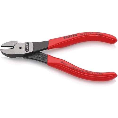 KNIPEX Kraftseitenschneider L.140mm pol.Form 0 Ku.-Überzug KNIPEX