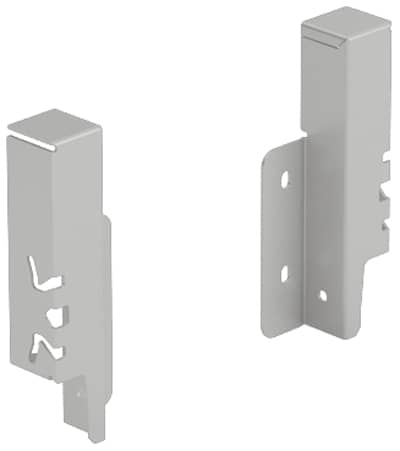 HETTICH Set Rückwandverbinder ArciTech 126 mm, silber, links und rechts, 9150642