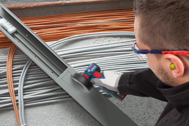 BOSCH Akku-Winkelschleifer GWS 12V-76, Solo Version