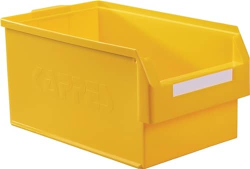 RASTERPLAN Sichtlagerkasten L500xB300xH250mm PE gelb RASTERPLAN