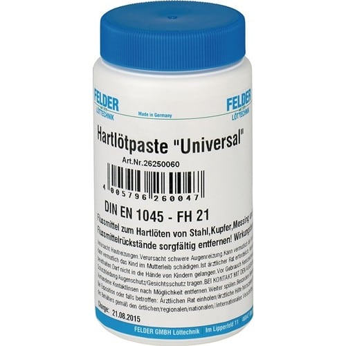 FELDER Hartlötpaste Univ.800-1100GradC 500g Flasche FELDER