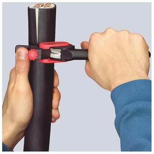 KNIPEX Abmantelungswerkzeug Gesamt-L.150mm Arbeitsbereich D.ab 25,0mm KNIPEX