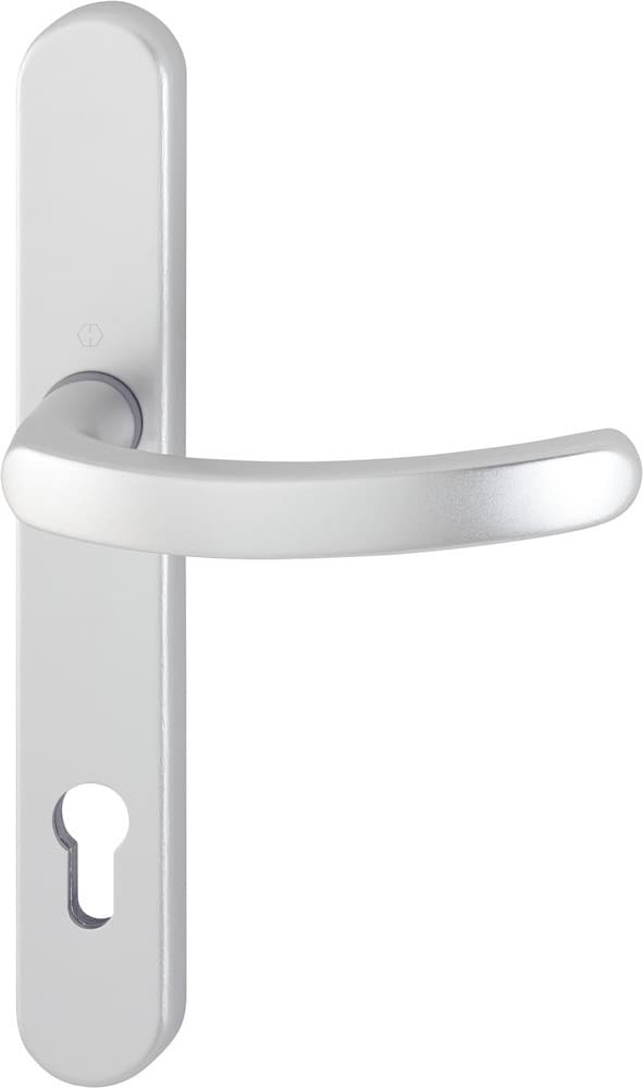 HOPPE® Drückergarnitur mit Schmalschild Luxembourg 1500/3357N, Aluminium